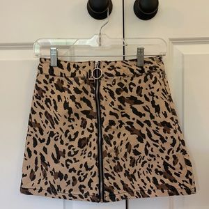 Forever 21 Skirt, Leopard print, Size S